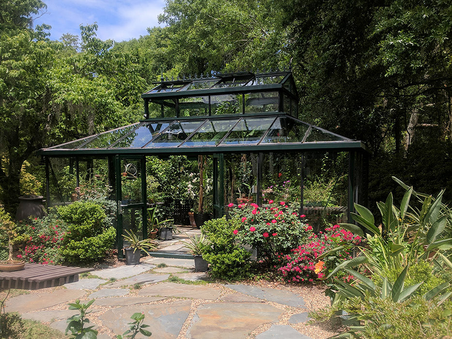 20'x15' Cathedral Victorian Glass Greenhouse
