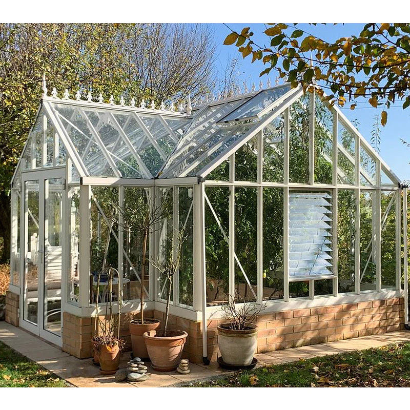 13'x13' EOS Orangerie Glass Greenhouse