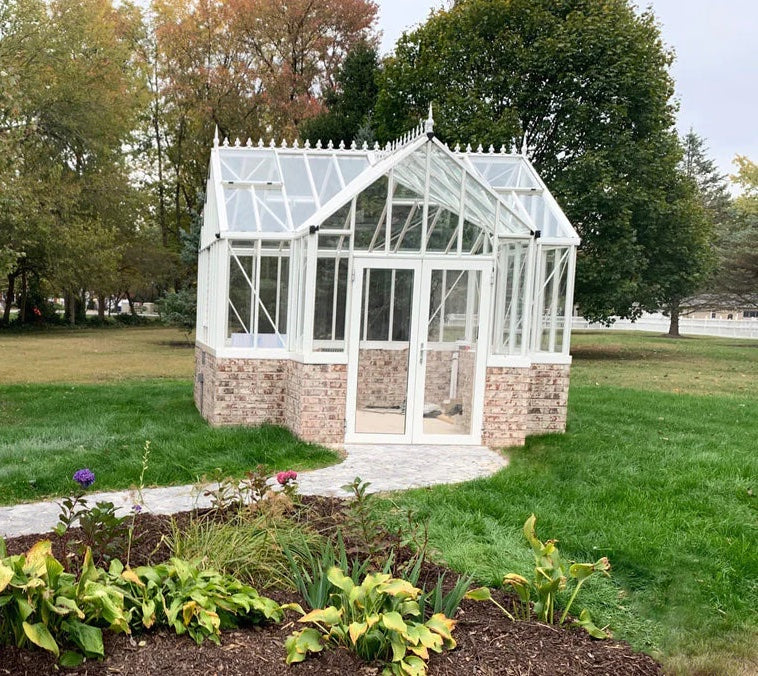 13'x13' EOS Orangerie Glass Greenhouse