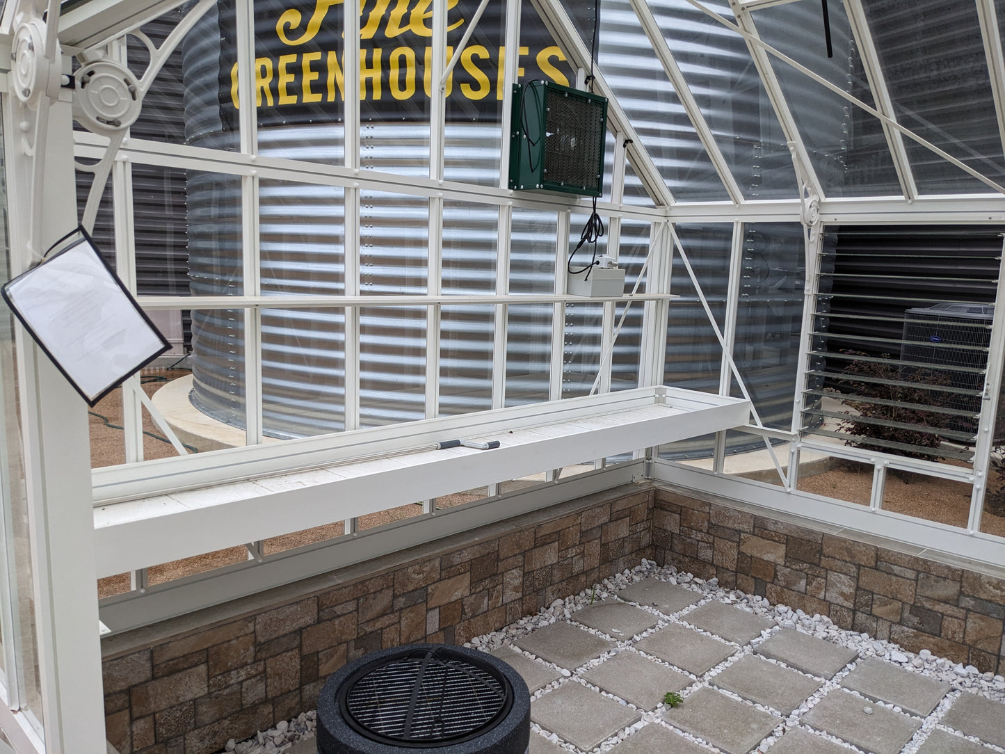 Seed Tray Shelf for Victorian Greenhouse