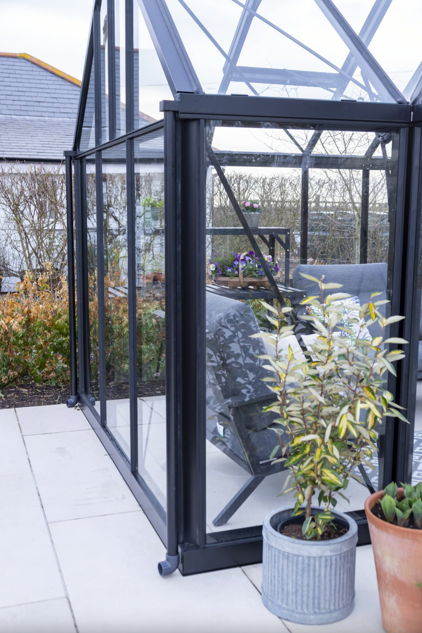 10'x13' Junior Orangerie Glass Greenhouse