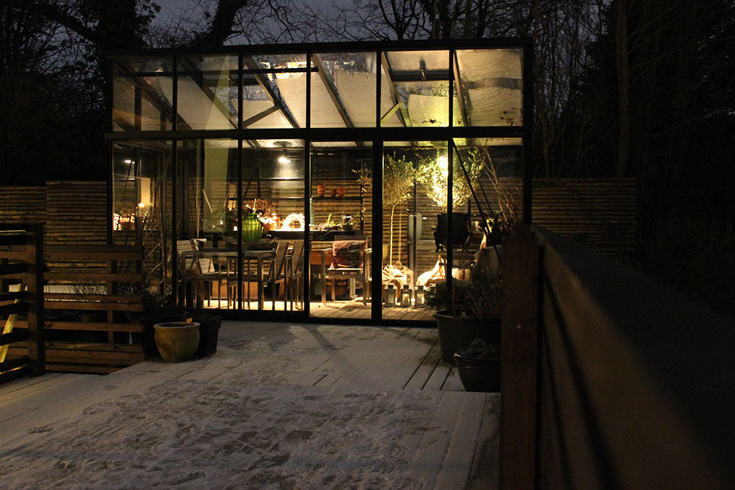 Modern Glass Greenhouse (3 Sizes)