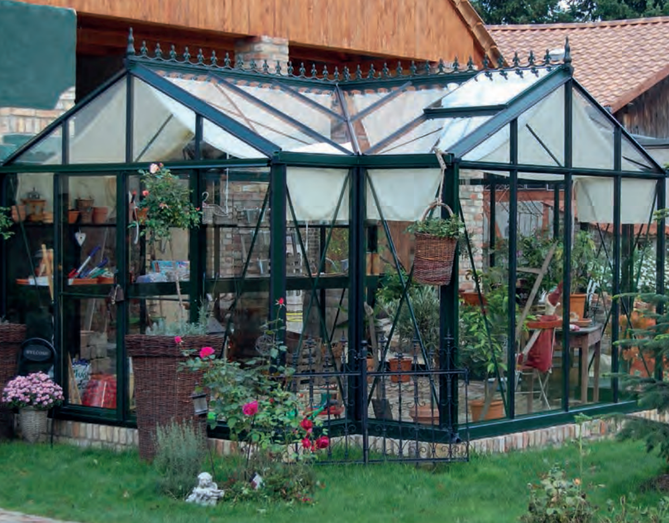 13'x16' Royal Orangerie Glass Greenhouse