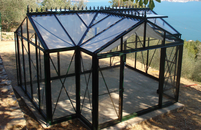 13'x16' Royal Orangerie Glass Greenhouse