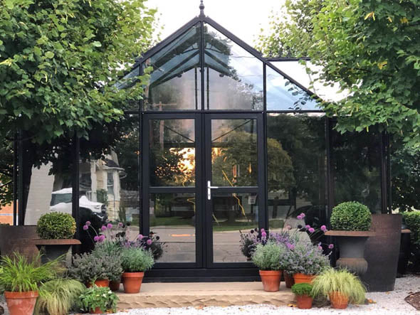 13'x16' Royal Orangerie Glass Greenhouse