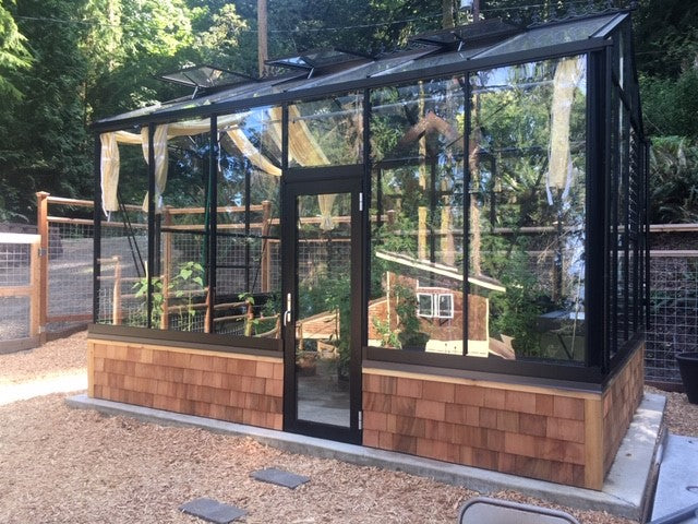 Single Hinged Door for Victorian Greenhouse