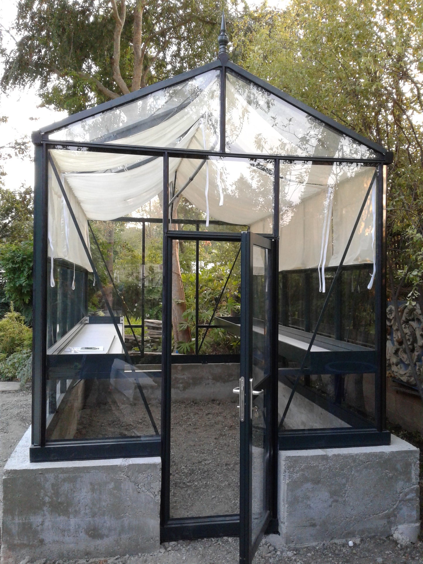 Single Hinged Door for Victorian Greenhouse