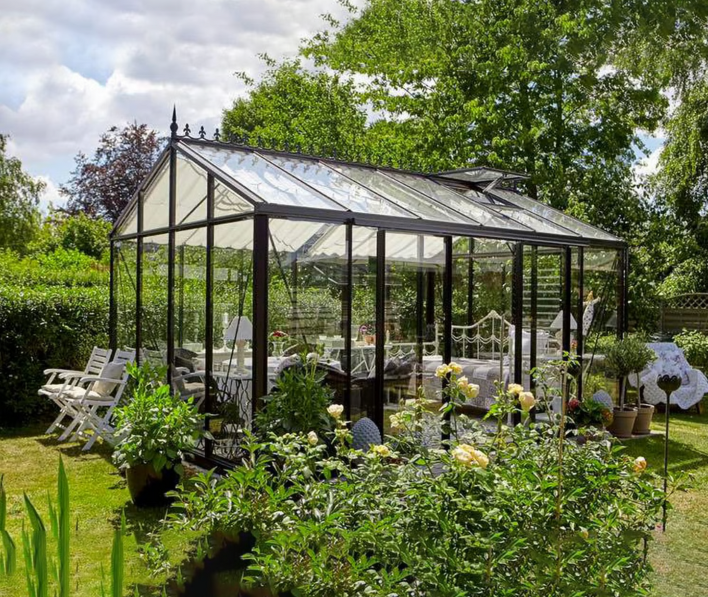 10'x15' Royal Victorian Glass Greenhouse (VI34)