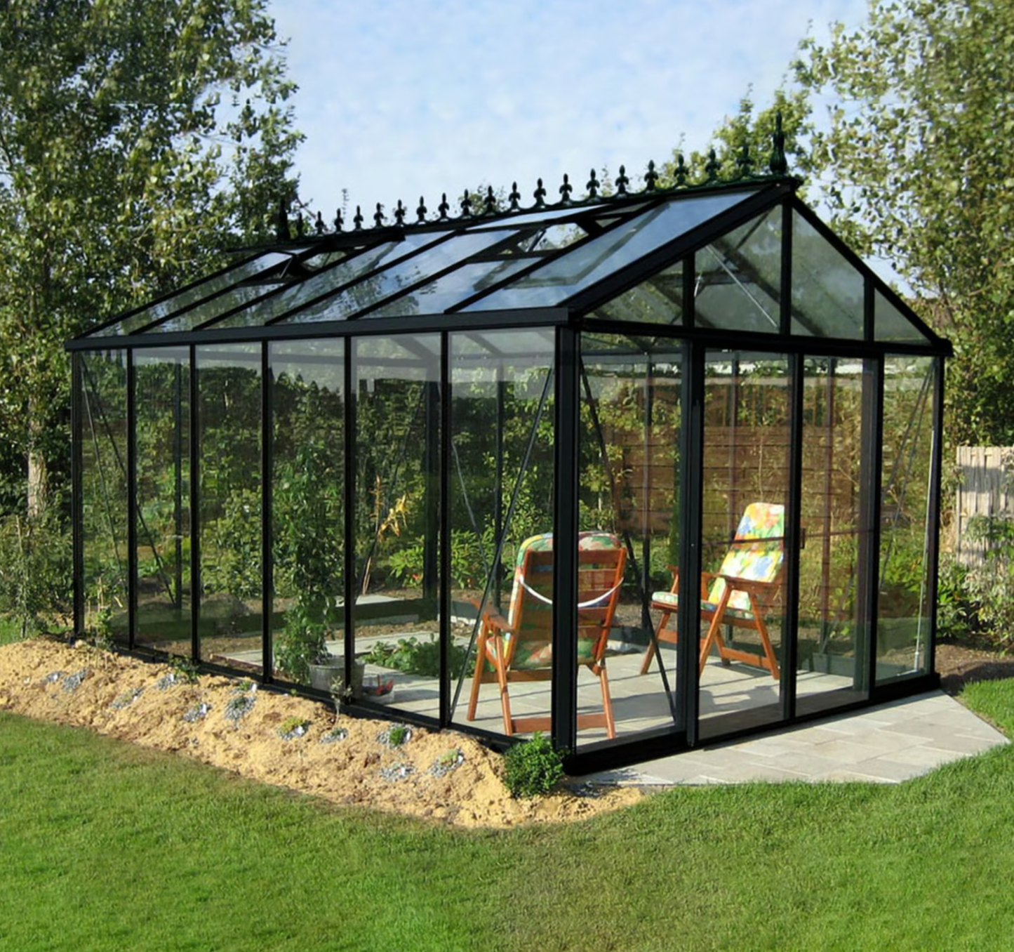 10'x15' Royal Victorian Glass Greenhouse (VI34)