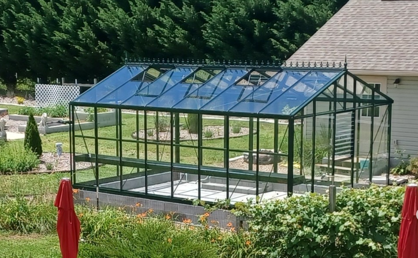 12'x20' Royal Victorian Glass Greenhouse (VI46)