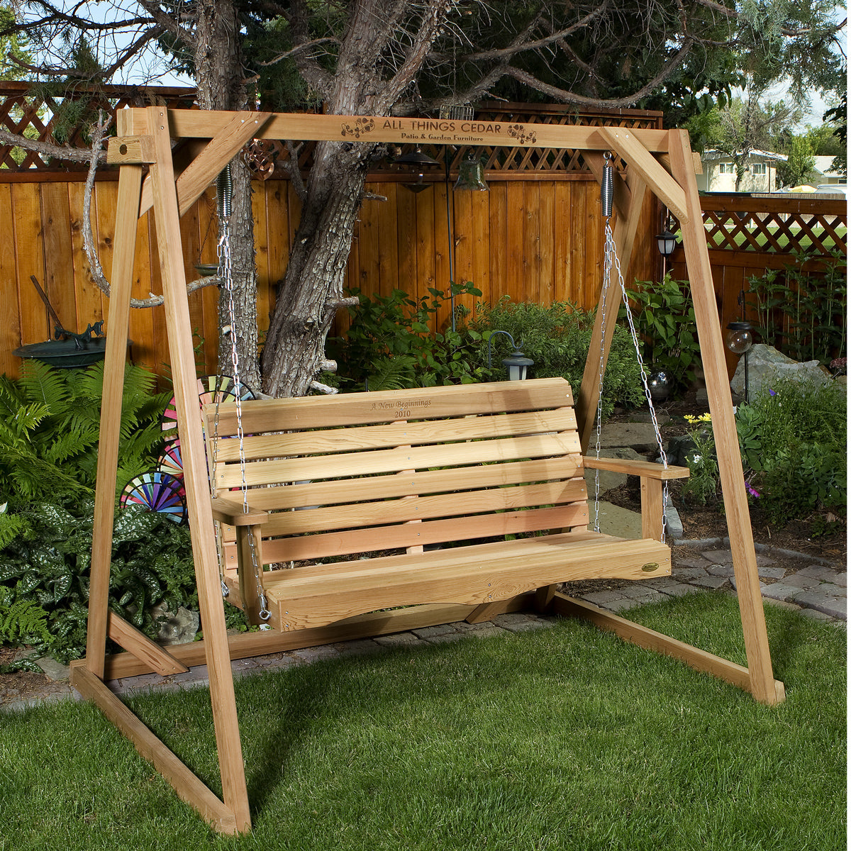 6' Cedar Swing Set