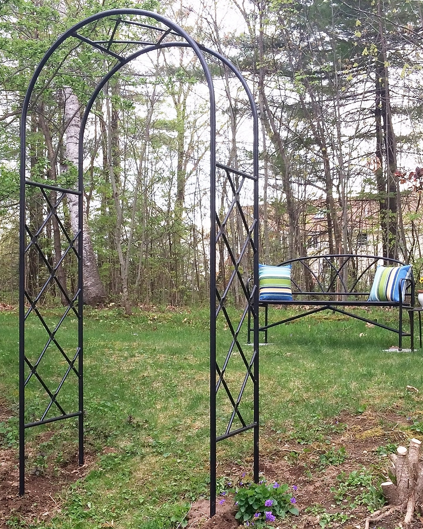 Lattice Iron Arbor