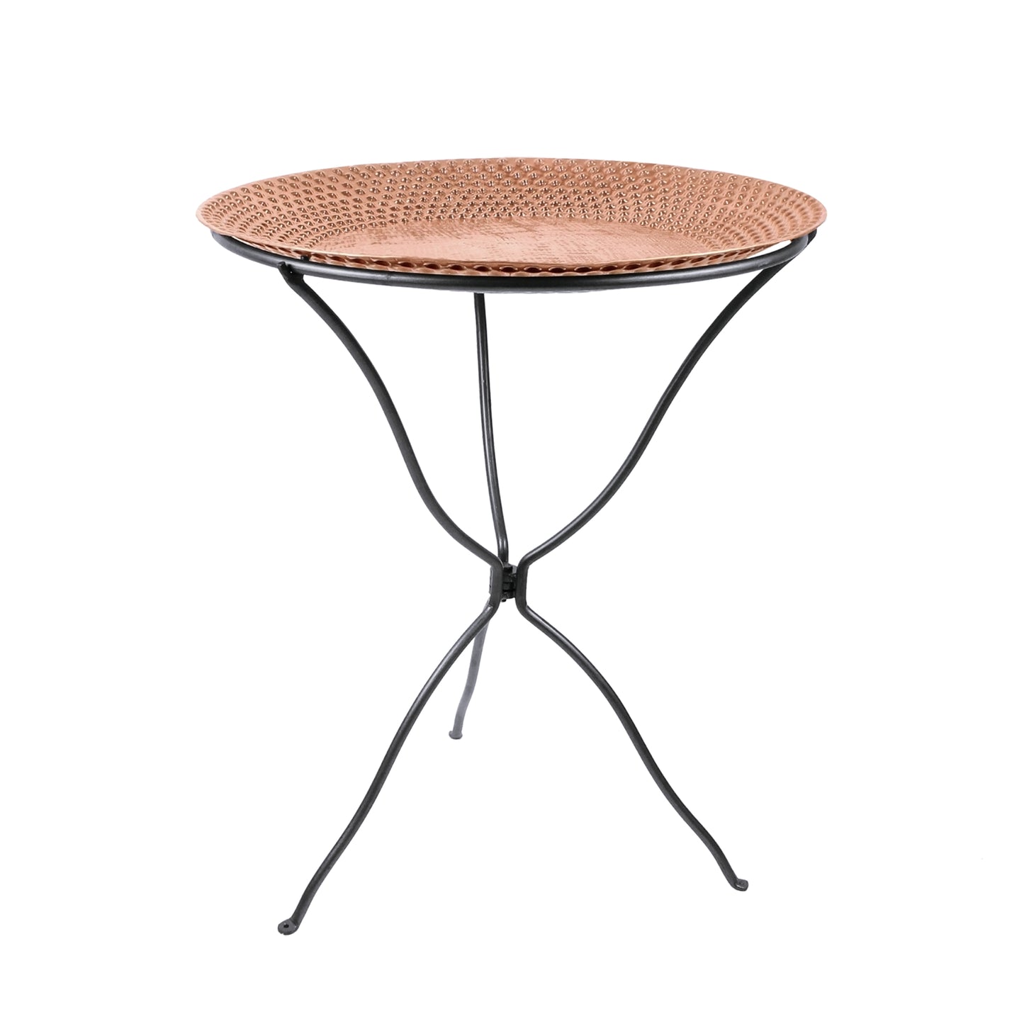 Classic Hammered Birdbath