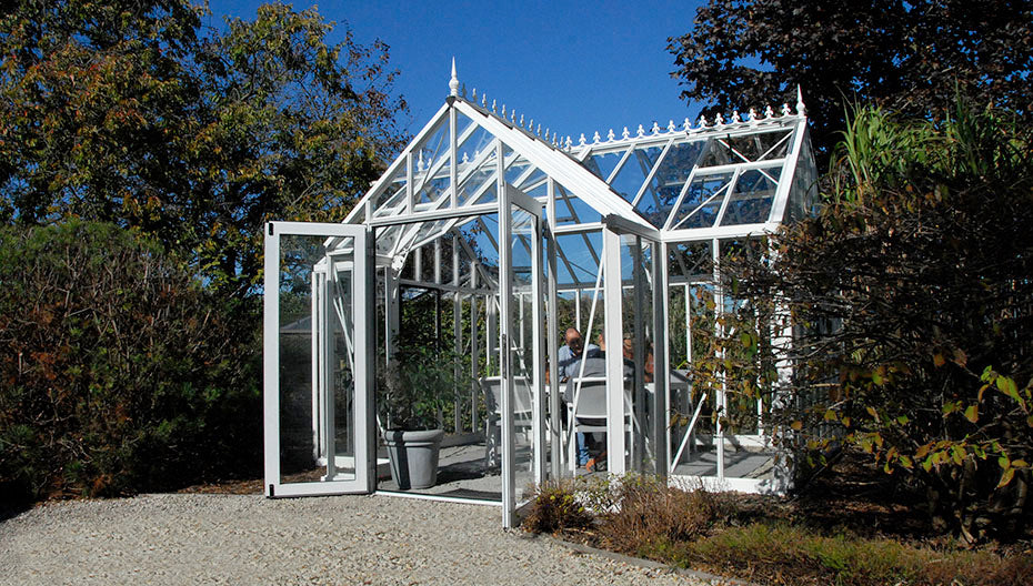 13'x13' EOS Orangerie Glass Greenhouse