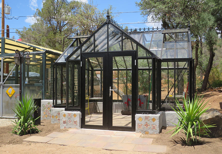 13'x13' EOS Orangerie Glass Greenhouse