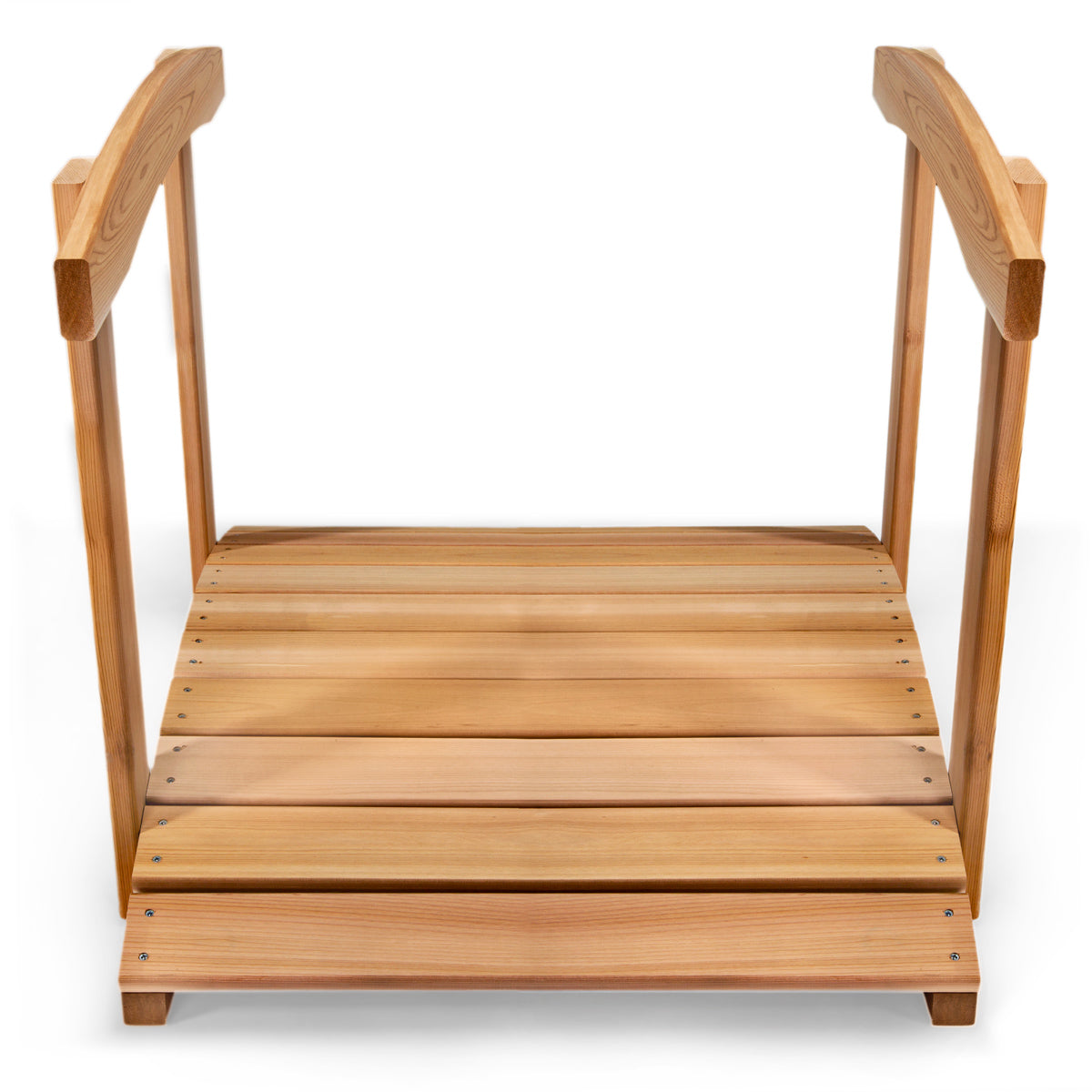3 ft Cedar Garden Bridge with Side Rails