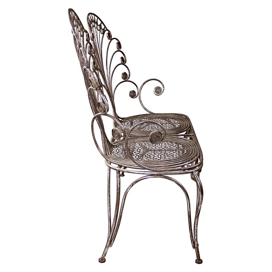 Peacock Metal Garden Loveseat Bench
