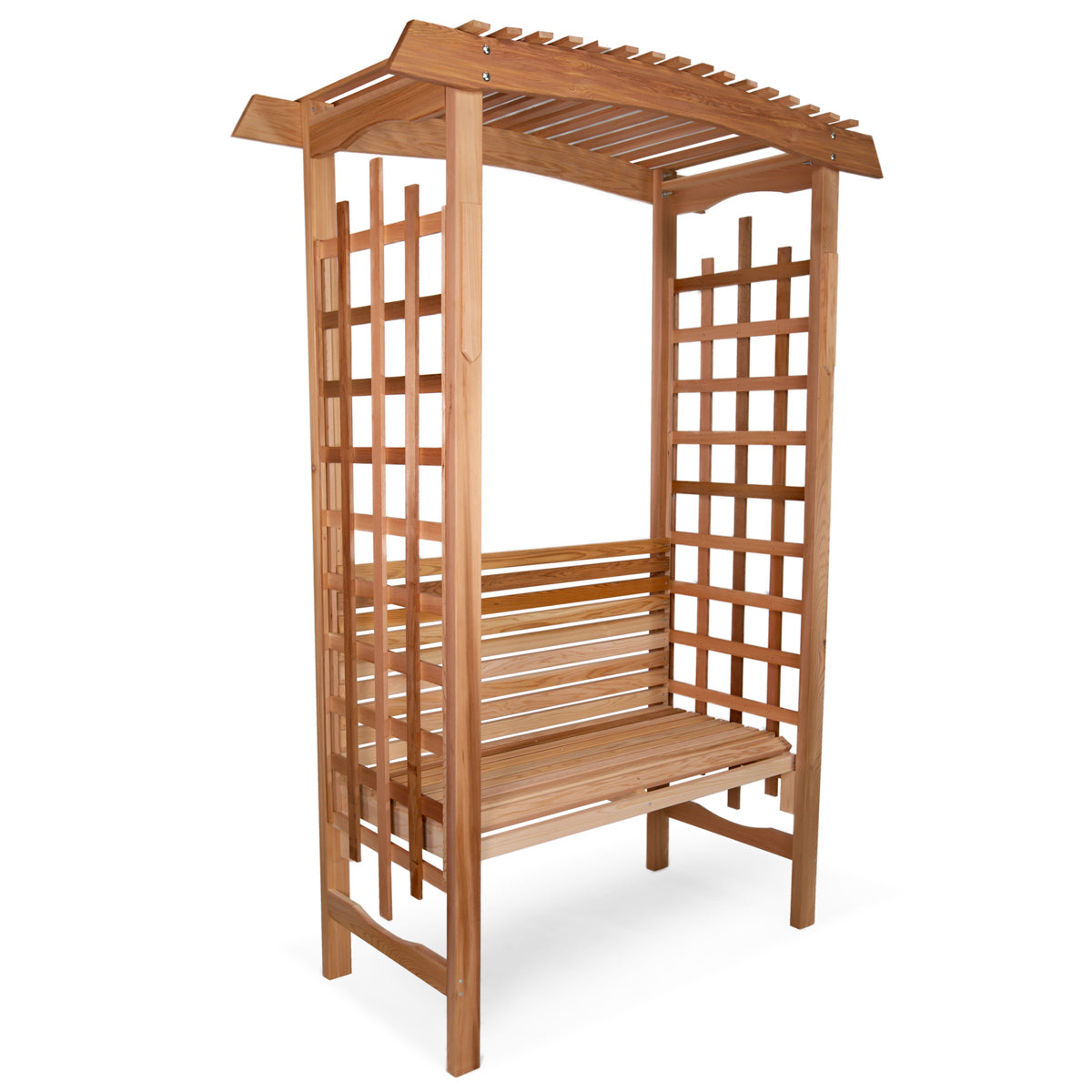 5' Cedar Garden Arbor with Bench