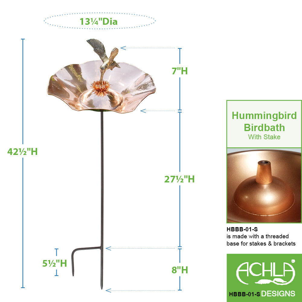 Hummingbird Birdbath