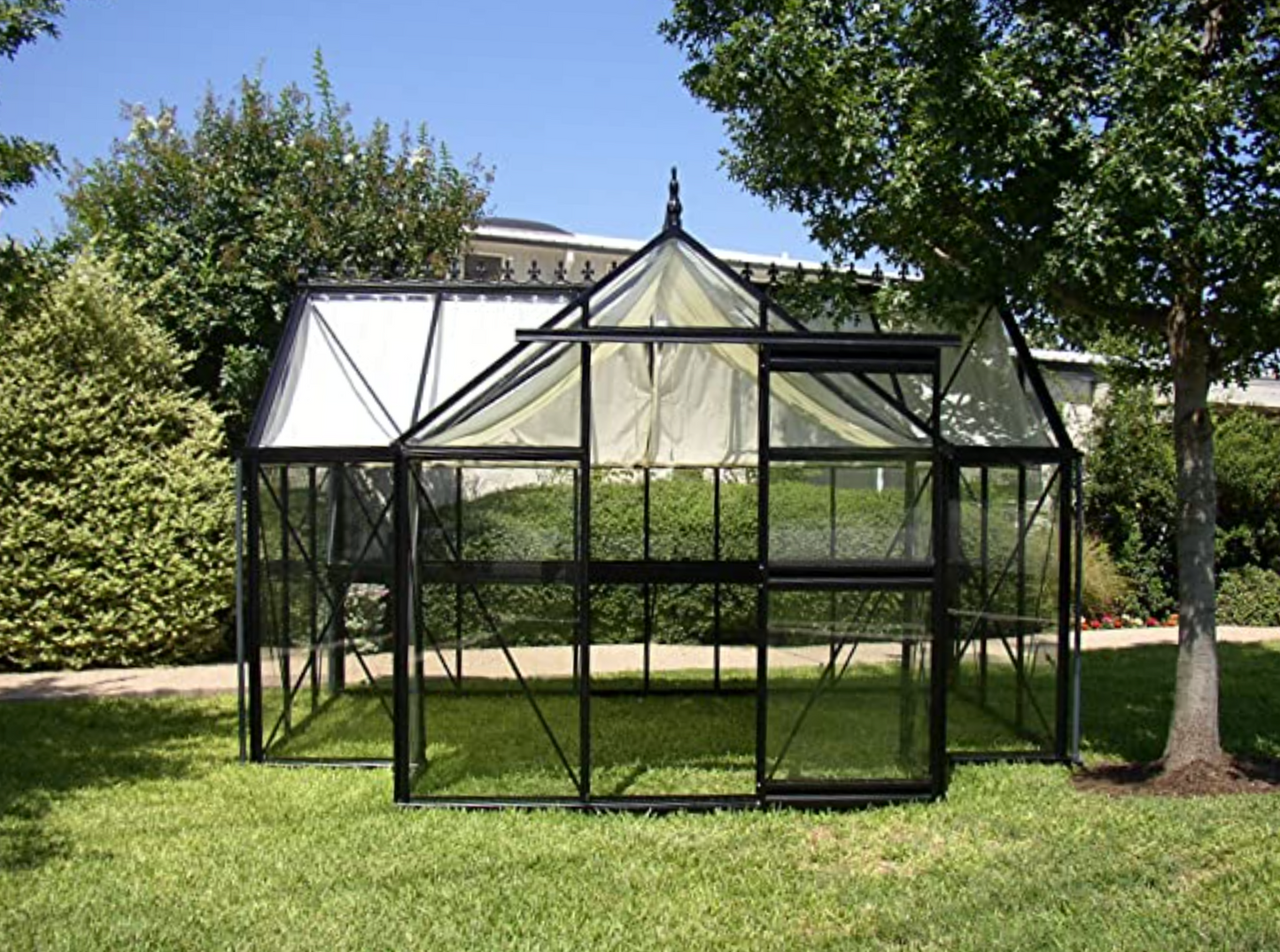 10'x13' Junior Orangerie Glass Greenhouse