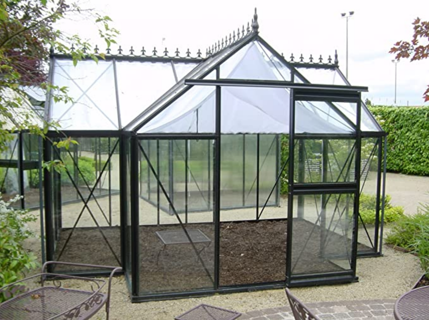 10'x13' Junior Orangerie Glass Greenhouse