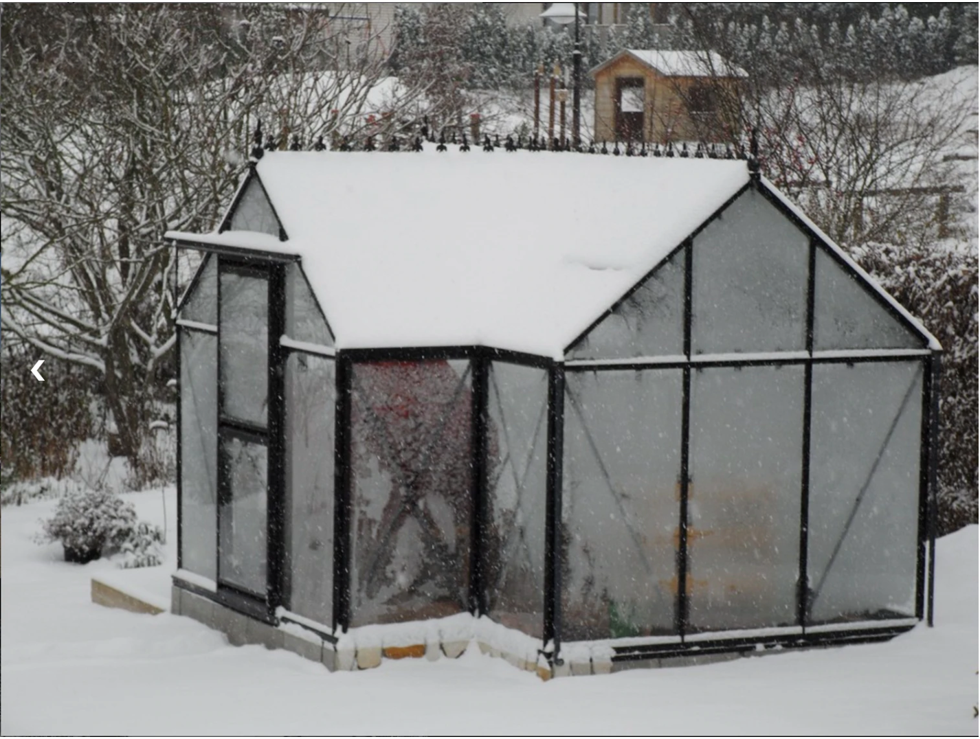 10'x13' Junior Orangerie Glass Greenhouse