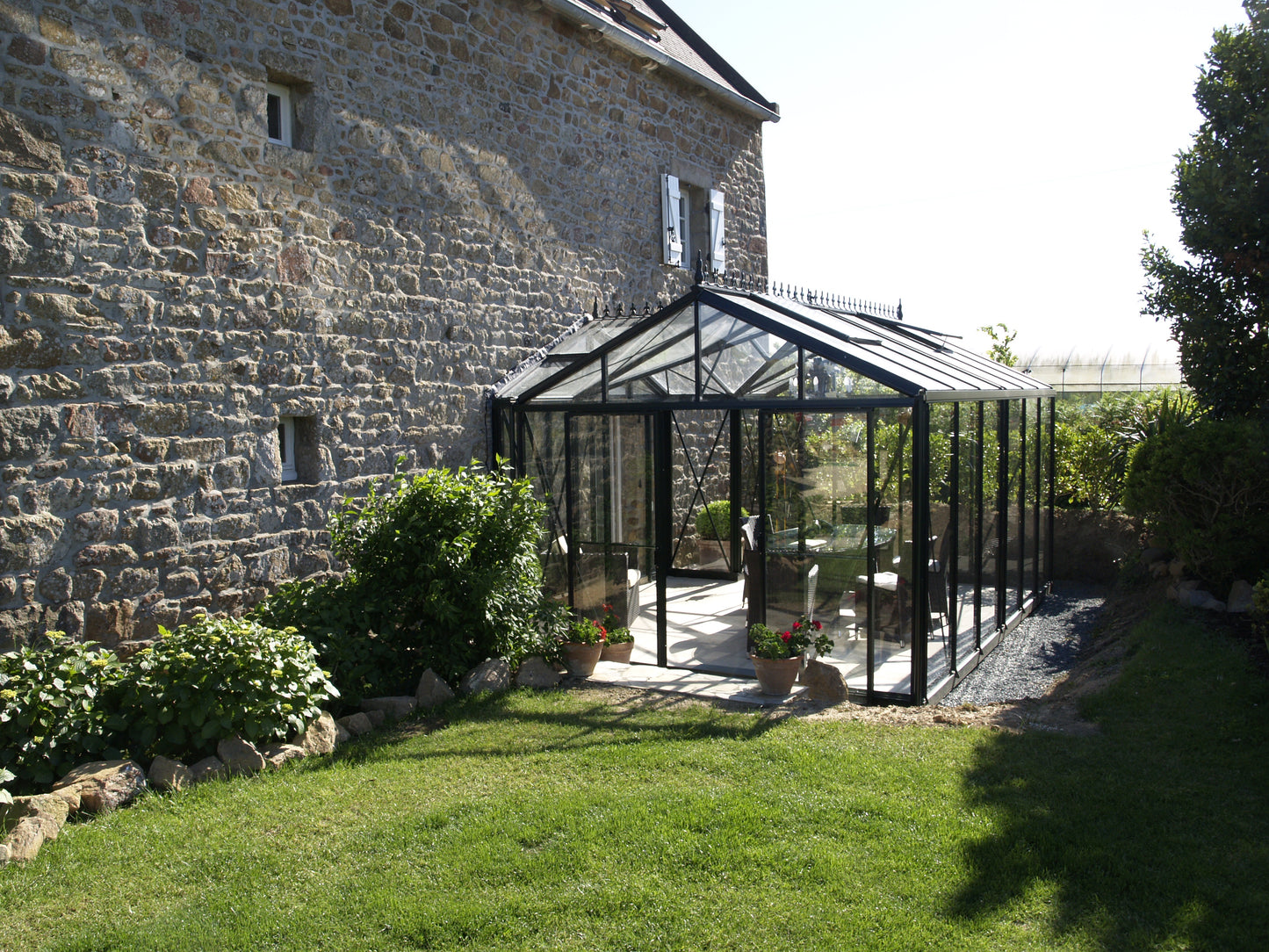 10'x13' Junior Orangerie Glass Greenhouse