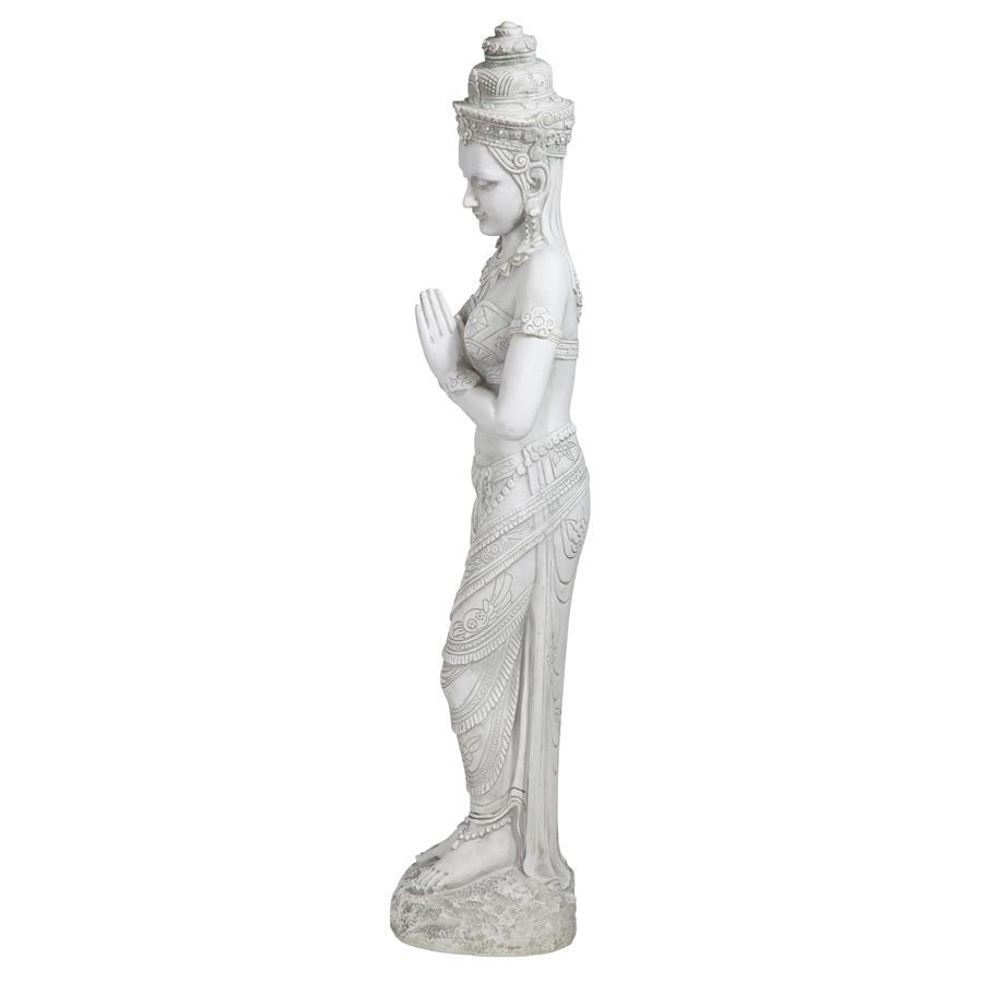 Thai Maiden Buddhist Garden Sculpture