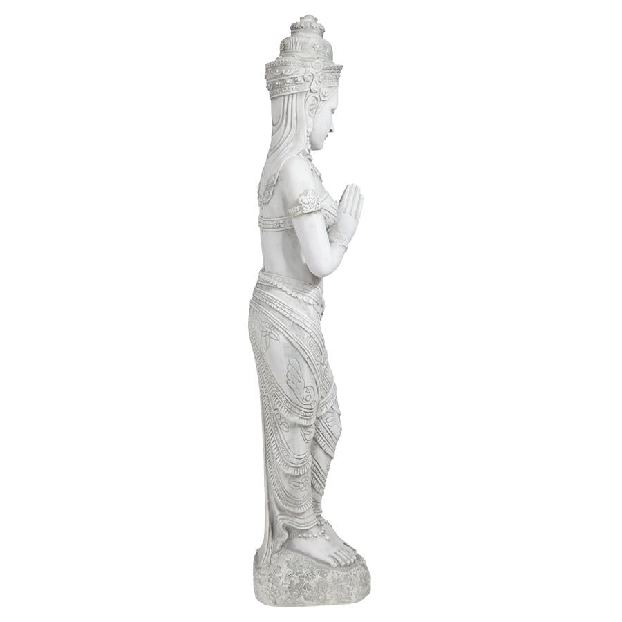 Thai Maiden Buddhist Garden Sculpture