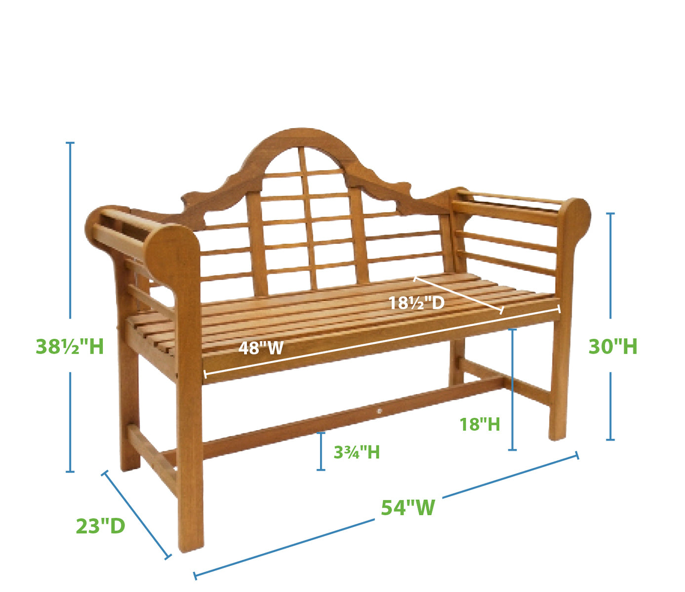 Sir Edwin Lutyens Bench (Natural)