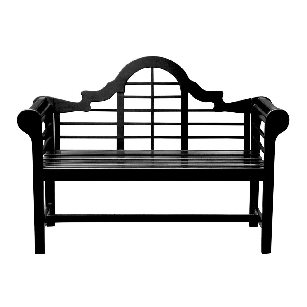 Sir Edwin Lutyens Bench (Black)