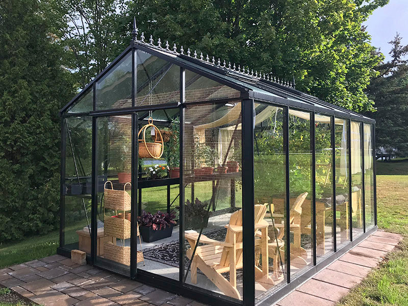 10'x15' Royal Victorian Glass Greenhouse (VI34)