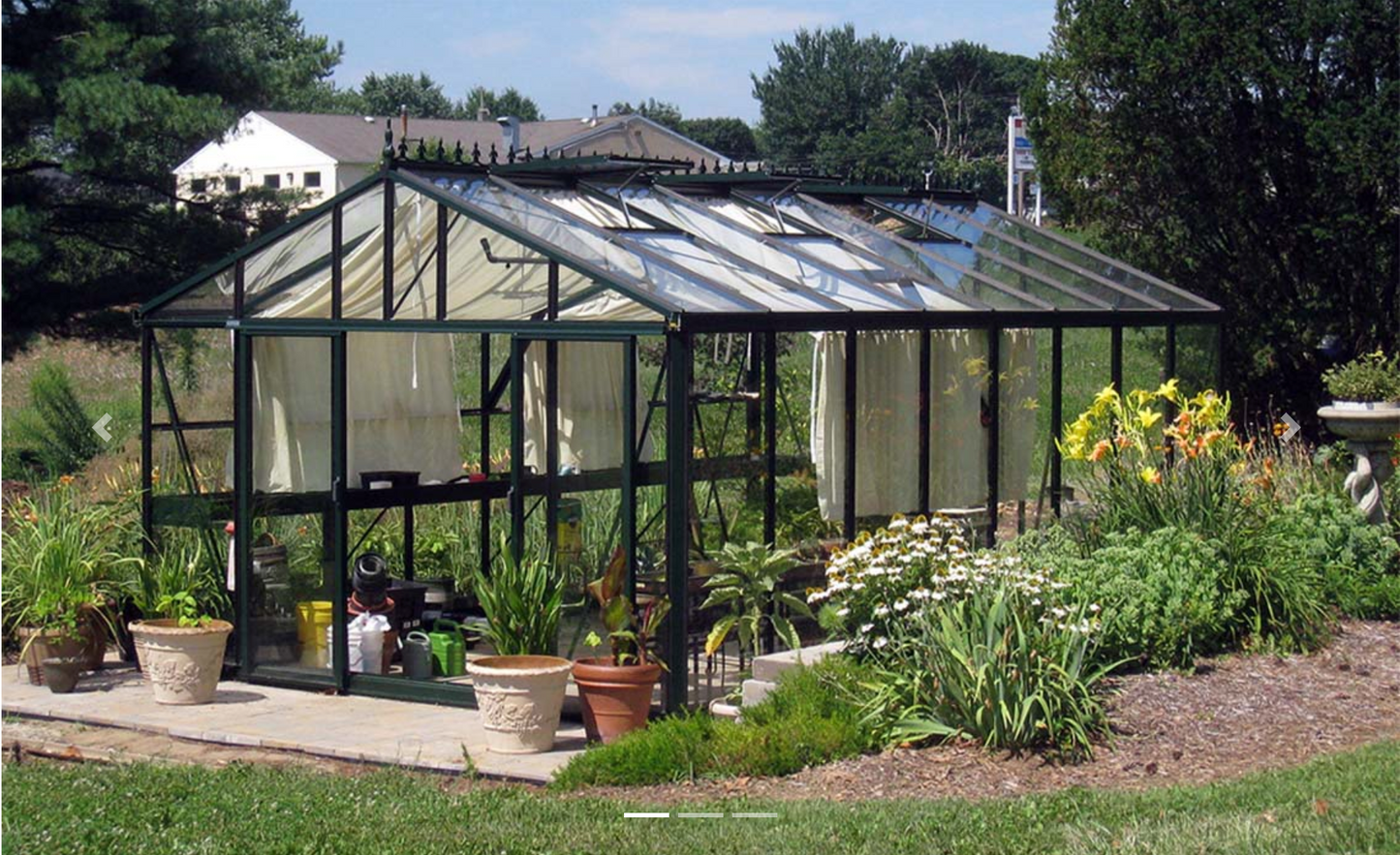 12'x20' Royal Victorian Glass Greenhouse (VI46)