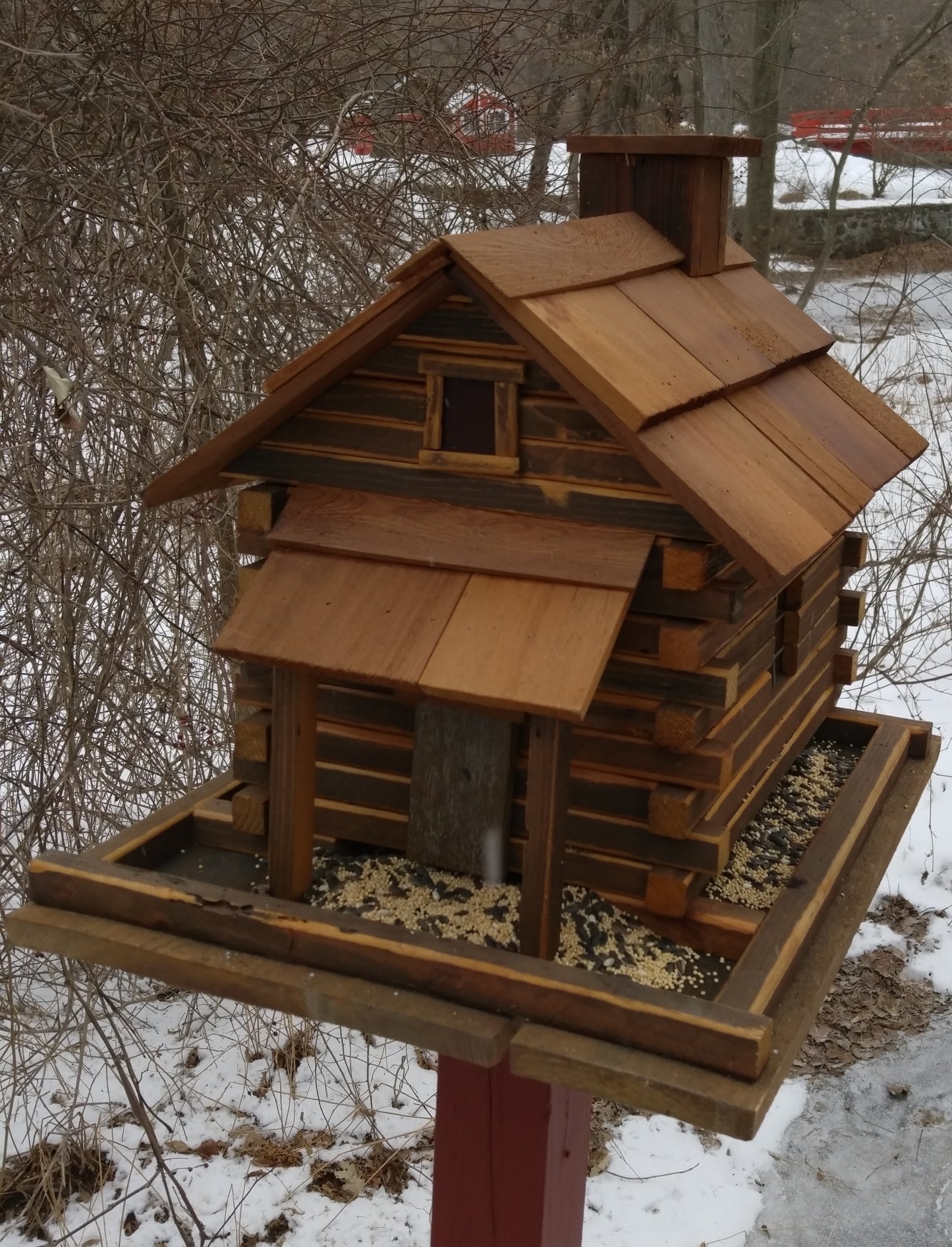 Valley Forge - Large Cedar Bird Feeder