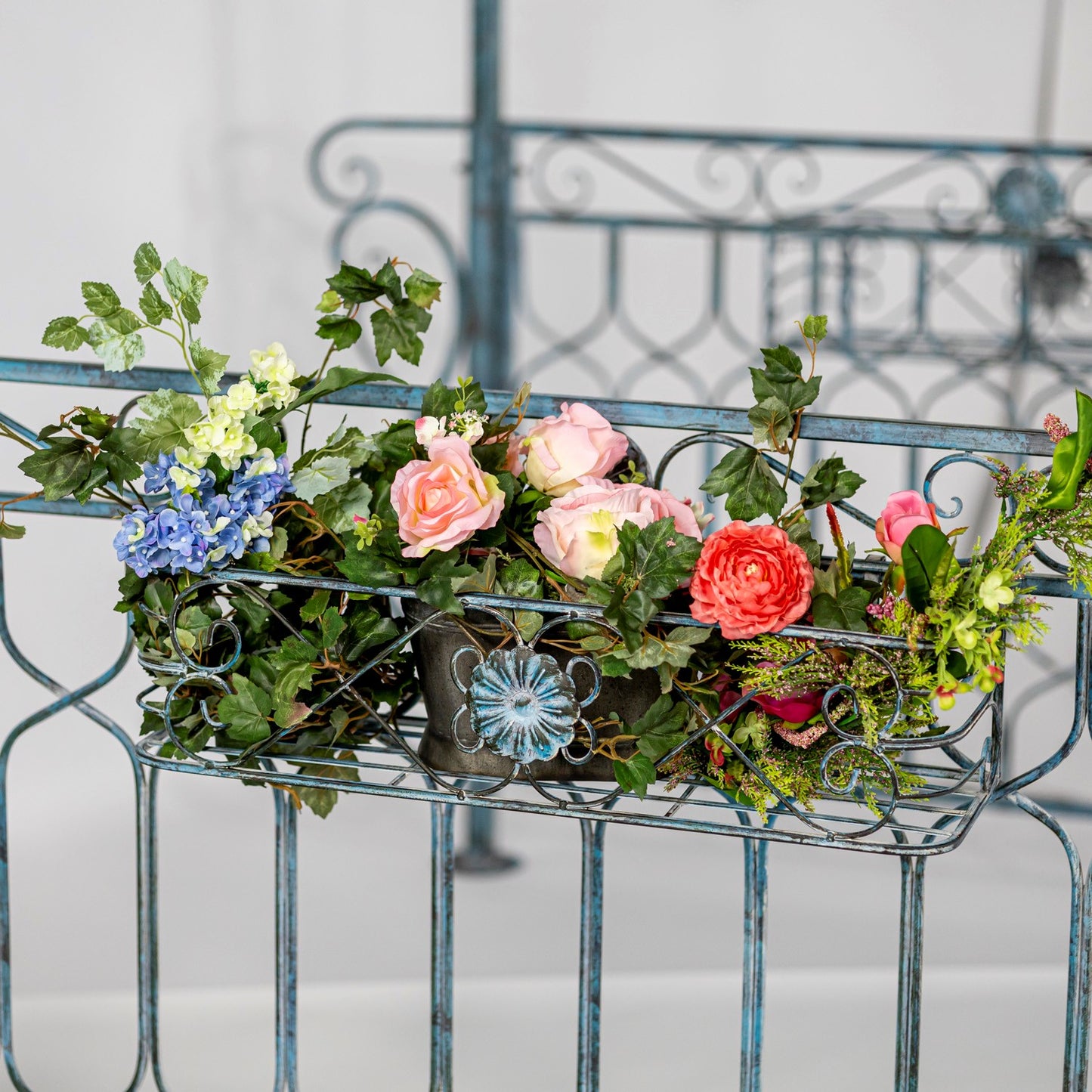 "Georgia" Long Metal Garden Gazebo