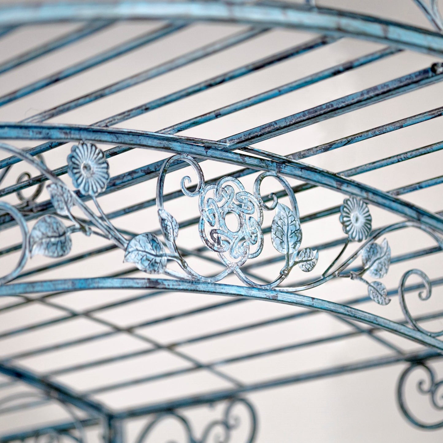 "Georgia" Long Metal Garden Gazebo
