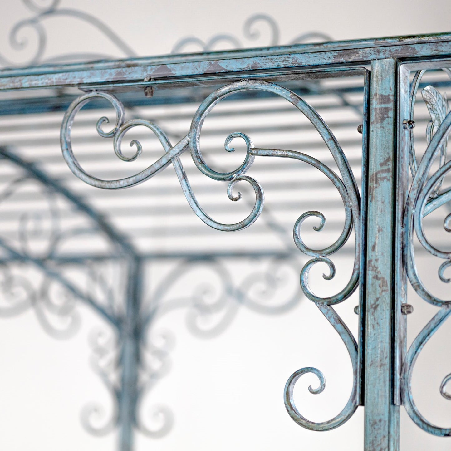 "Georgia" Long Metal Garden Gazebo