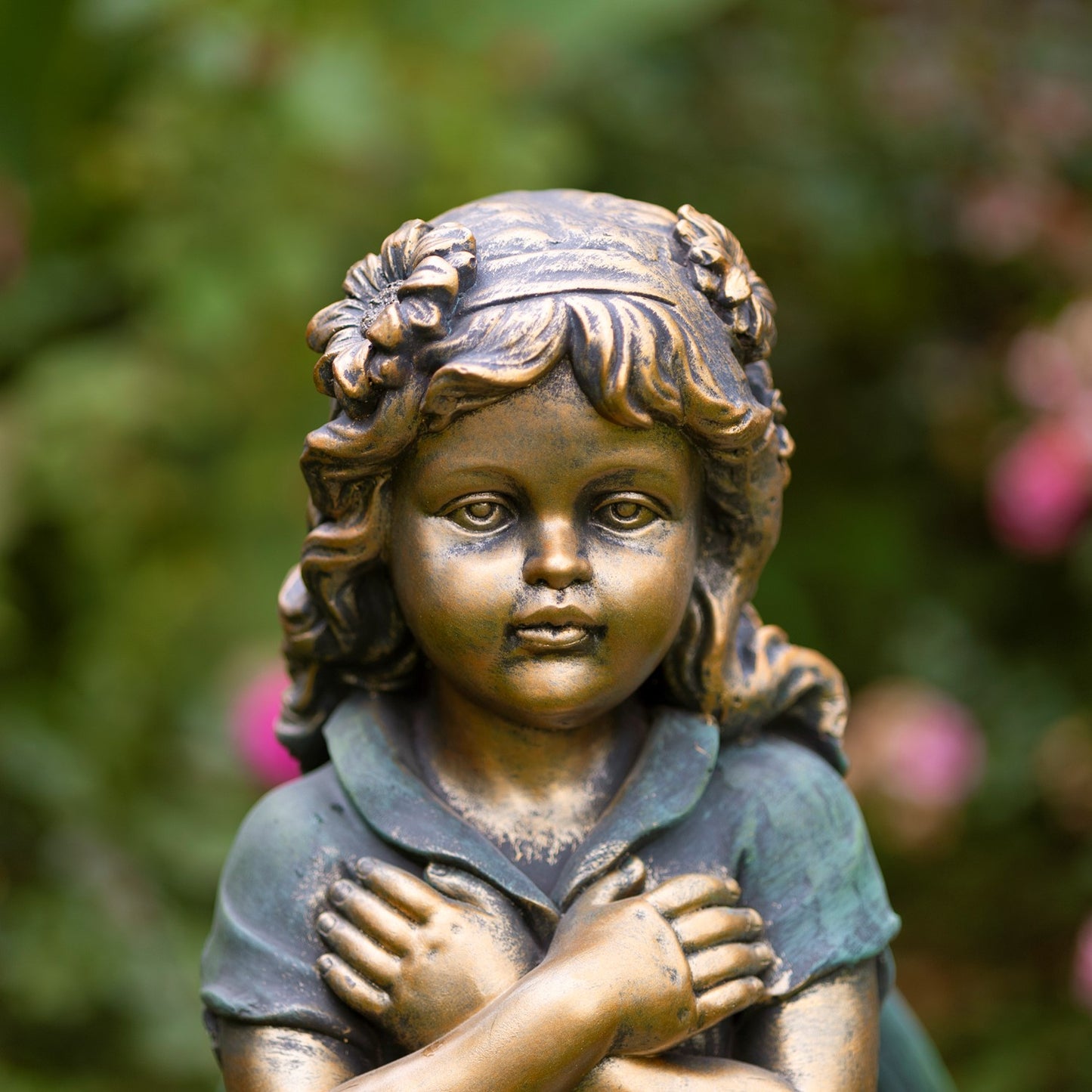 Tush - Crossing Arms Fairy Garden Statue