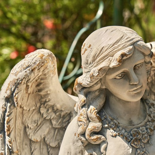 Muriel - Angel Birdbath Garden Statue