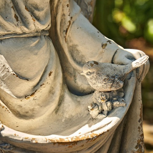 Muriel - Angel Birdbath Garden Statue