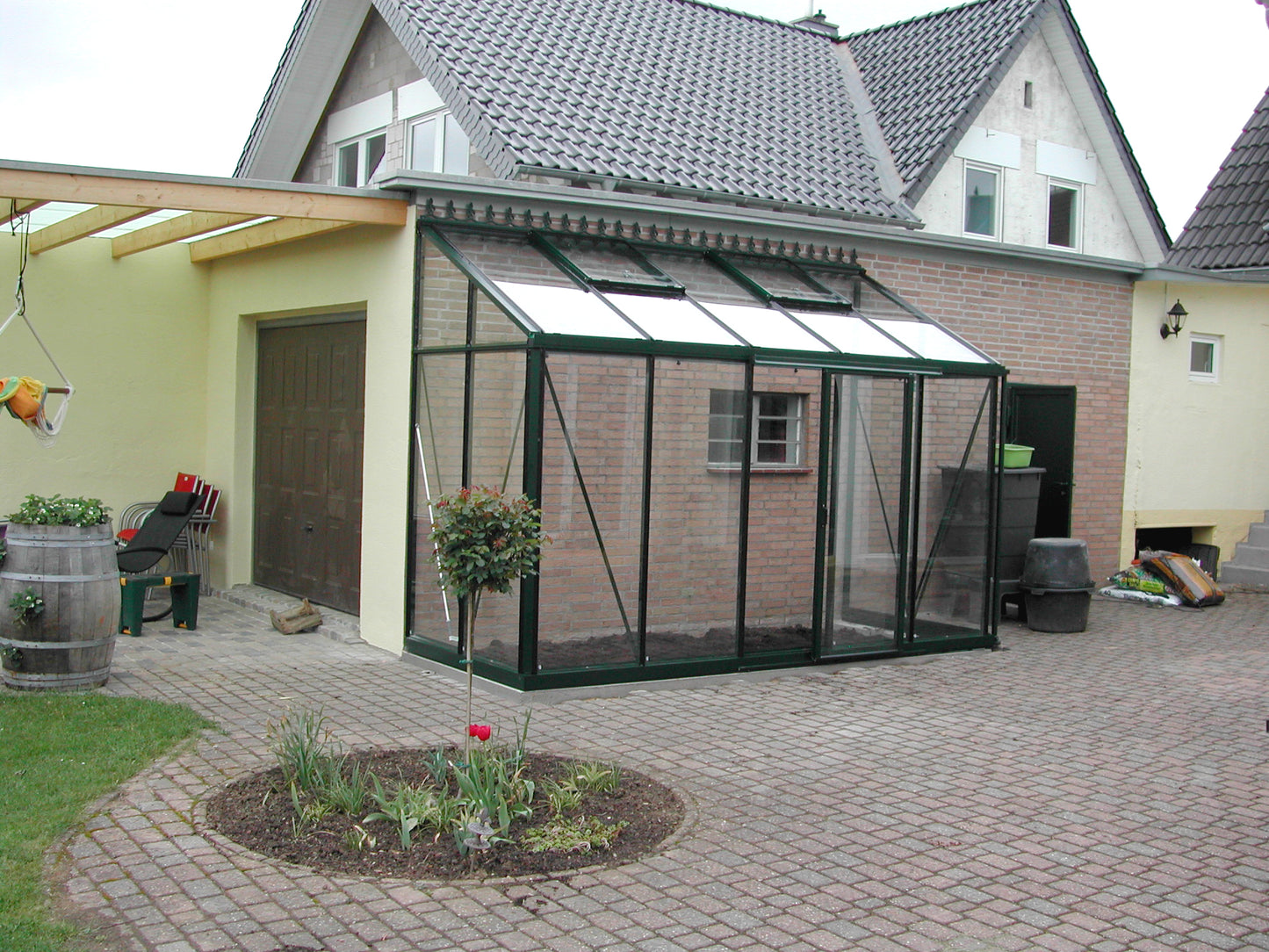 Arcadia Lean-to Glass Greenhouse (3 Sizes)