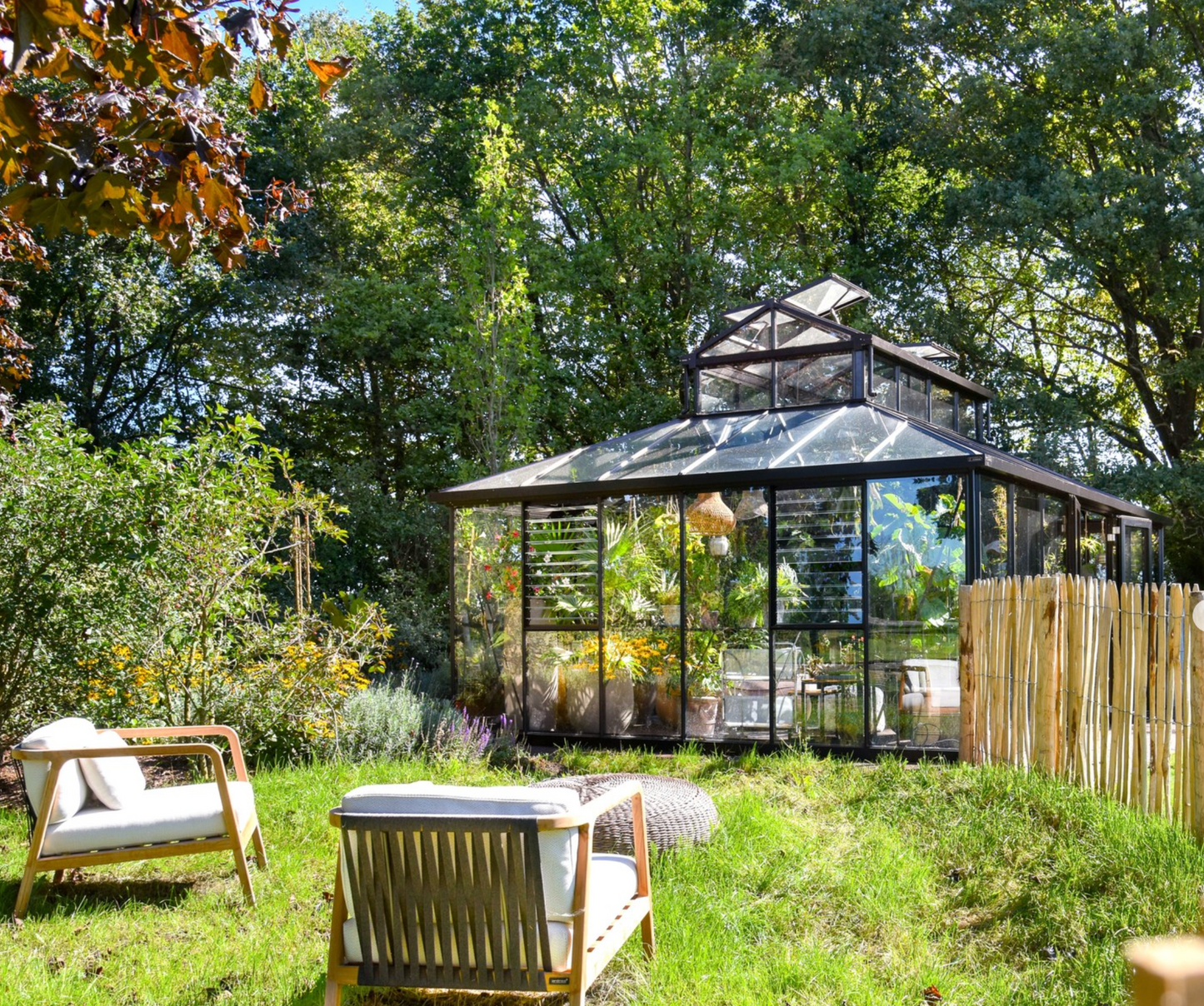 20'x15' Cathedral Victorian Glass Greenhouse