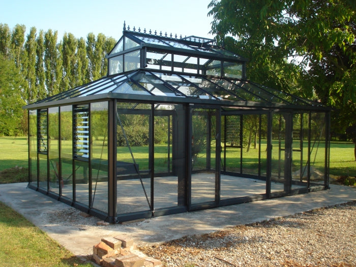 20'x15' Cathedral Victorian Glass Greenhouse