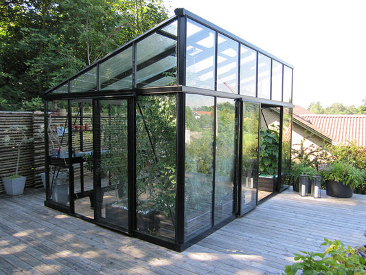 Modern Glass Greenhouse (3 Sizes)