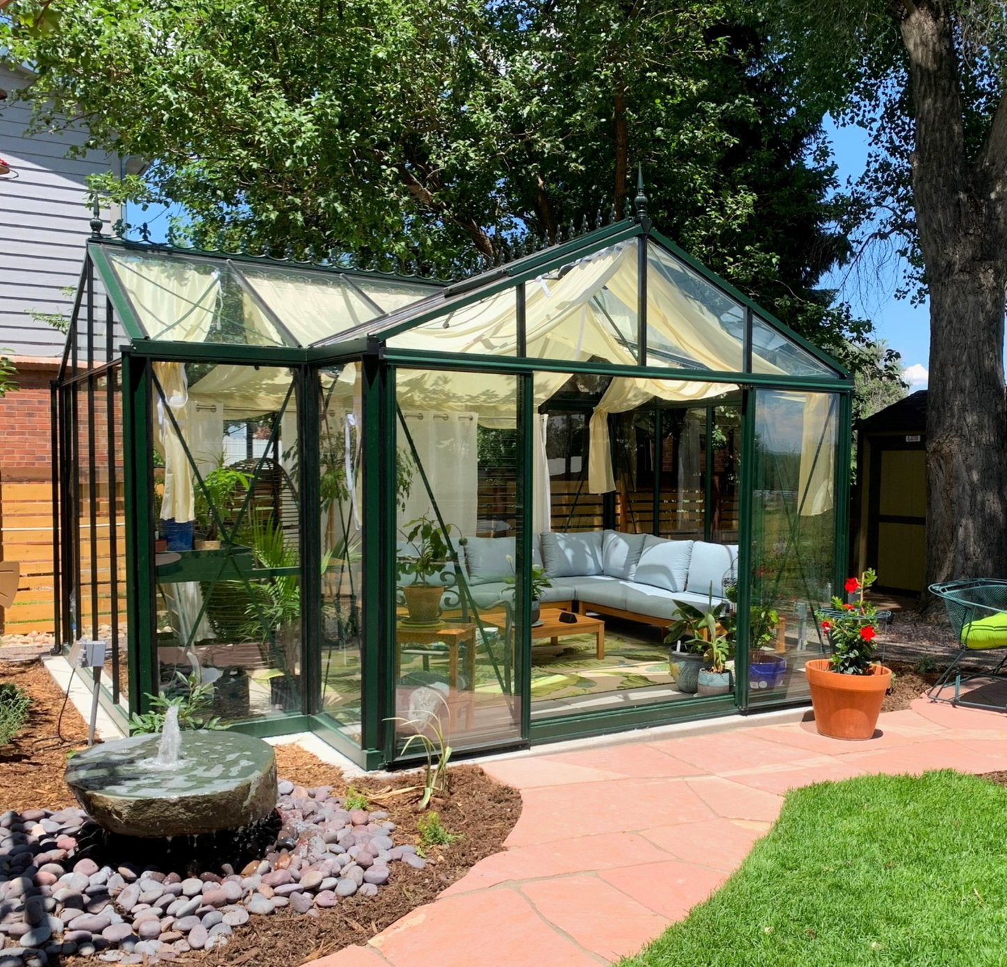 13'x16' Royal Orangerie Glass Greenhouse