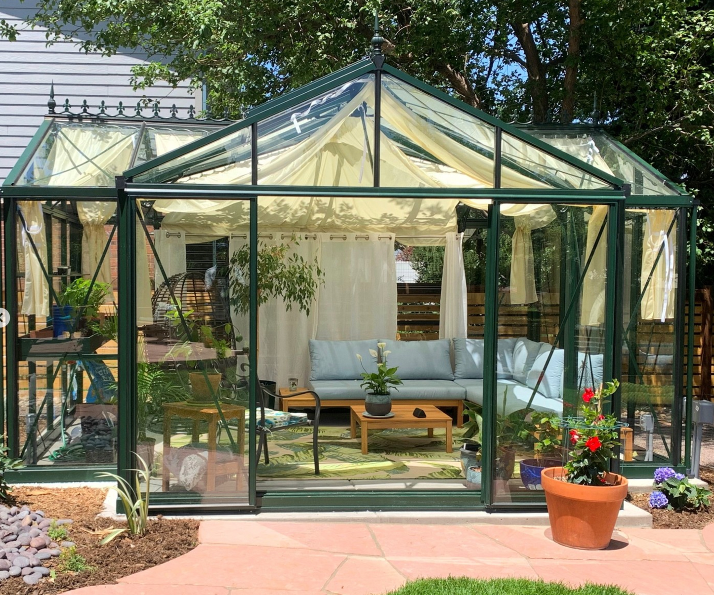 13'x16' Royal Orangerie Glass Greenhouse