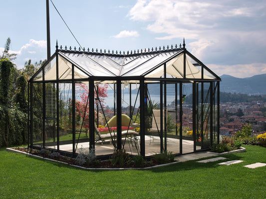 13'x16' Royal Orangerie Glass Greenhouse