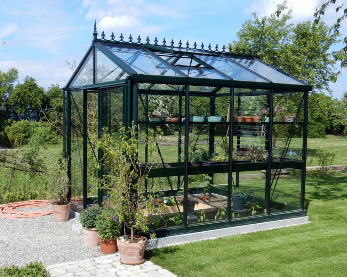 8'x10' Royal Victorian Glass Greenhouse (VI23)