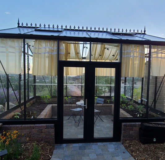 Double Hinged Door for Victorian Greenhouse