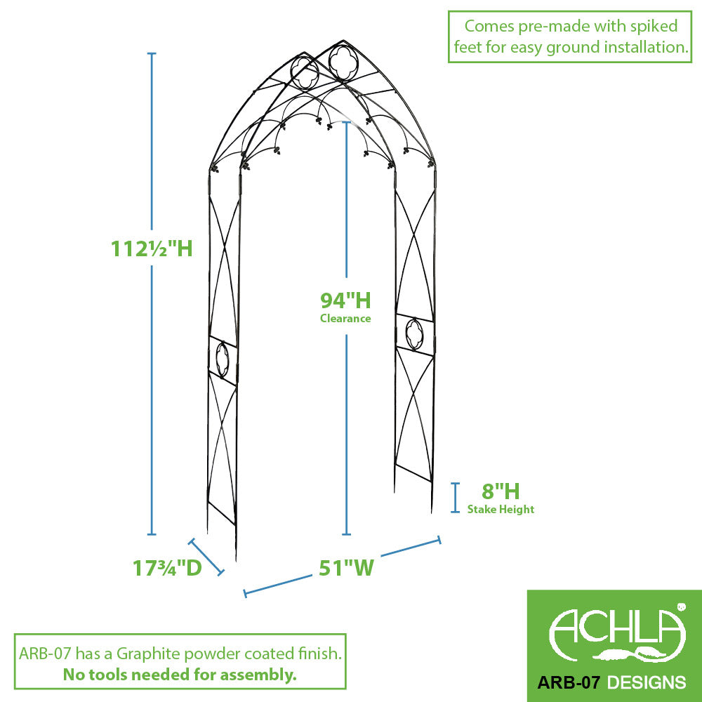 Gothic Cathedral Iron Arbor